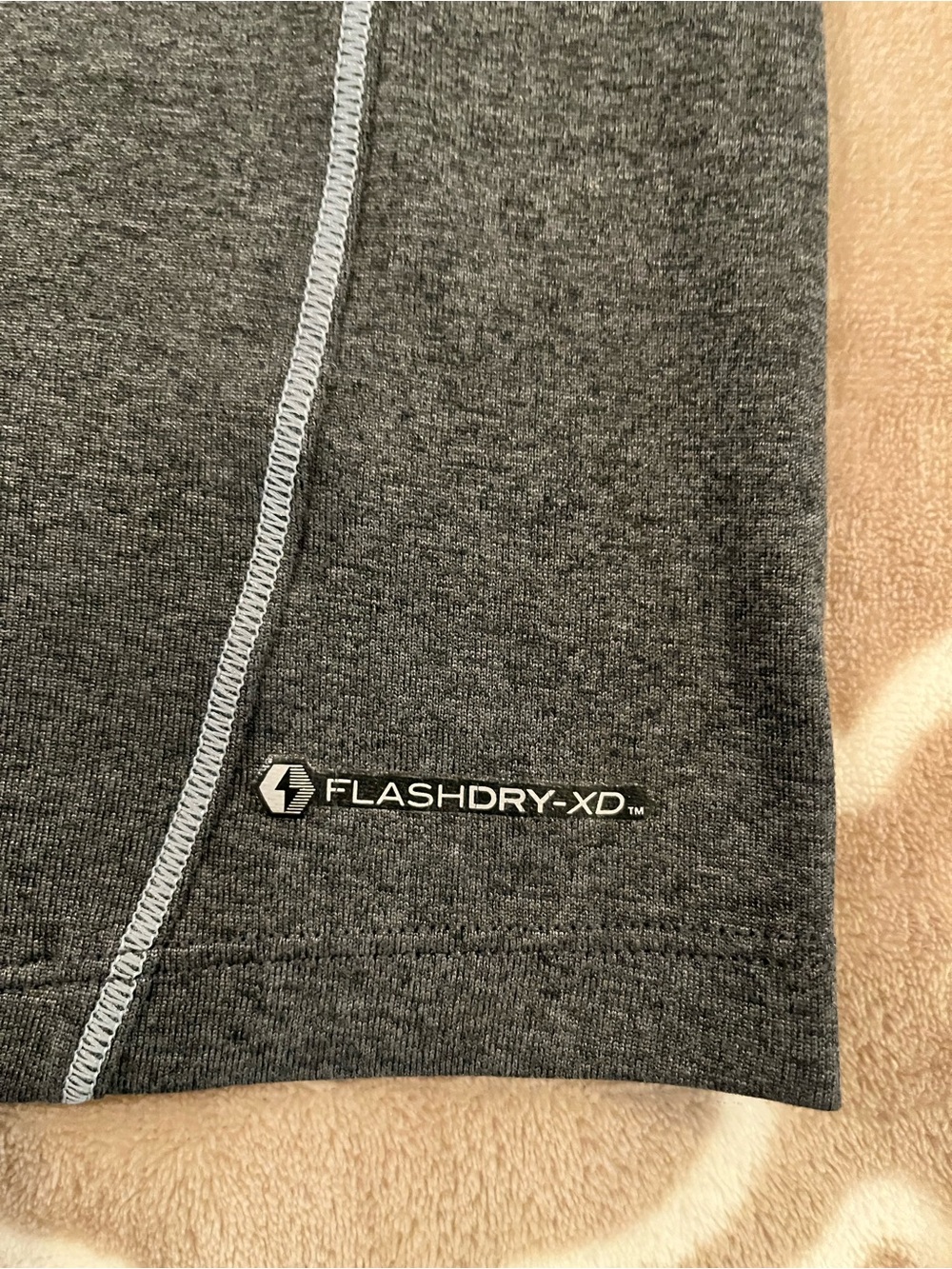 The North Face Men's Charcoal Gray Hooded Athletic Pullover - Picture 4 of 4